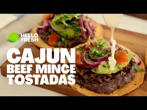 Cajun Beef Mince Tostadas with Avocado | Mouthwatering Mexican Flavour | HelloFresh