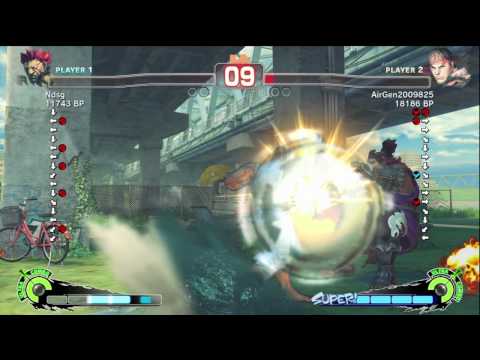 Fujino [Akuma] vs Air [Ryu] SSF4 Japanese Online Ranked Matches - TRUE-HD