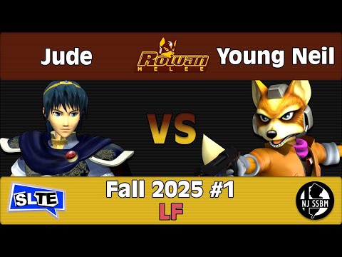 Rowan SSBM Fall 2025 #1: Jude (Marth) Vs. Young Neil (Fox) - LF