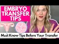 6 Embryo Transfer Tips: Top Transfer Myths Reviewed and Tips For Getting Pregnant After IVF