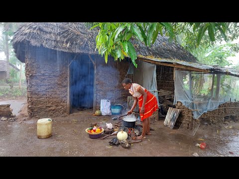 Beautiful RAINY🌧️ Morning in Our African Village | Cooking a Fresh Organic Breakfast
