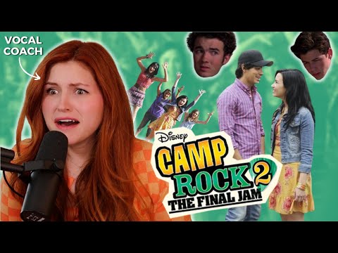 Vocal coach reacts to CAMP ROCK 2