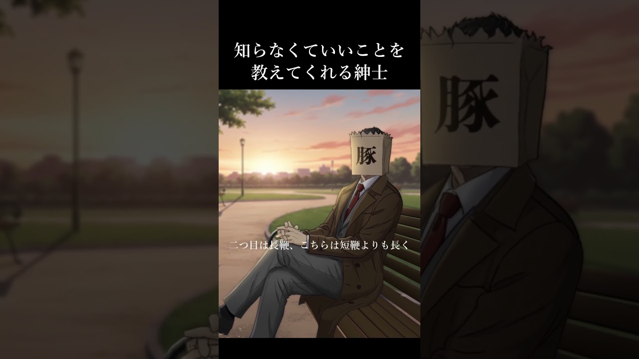 知らなくていいことを教えてくれる紳士  #教育 #紳士 #ソフトウェアトーク劇場 #coeiroink #白痴ー