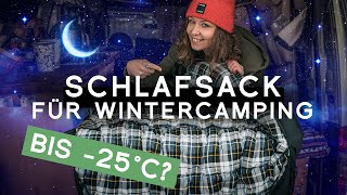 Schlafsack für Wintercamping im Mini Camper: Normani Antarctica Winter Schlafsack Extrem