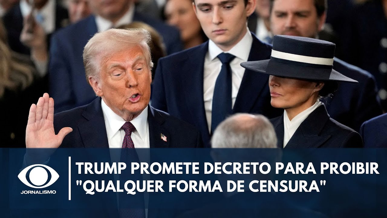 Trump promete decreto para proibir "qualquer forma de censura"