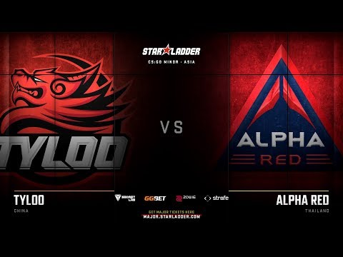 [EN] TYLOO vs ALPHA Red | Map 1 - Overpass | Asia Minor – StarLadder Major 2019