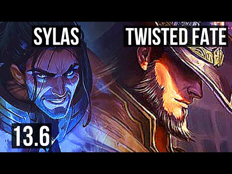 SYLAS vs TWISTED FATE (MID) | 8/0/4, Legendary, 300+ games | KR Grandmaster | 13.6