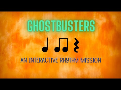 Ghostbusters Rhythms - Quarter Note, Eighth Notes, Quarter Rest