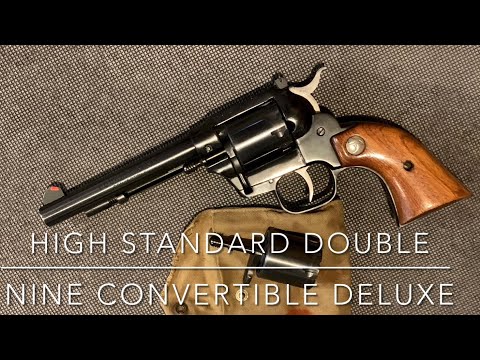 High Standard double nine convertible deluxe 9 shot 22lr or 22 mag revolver
