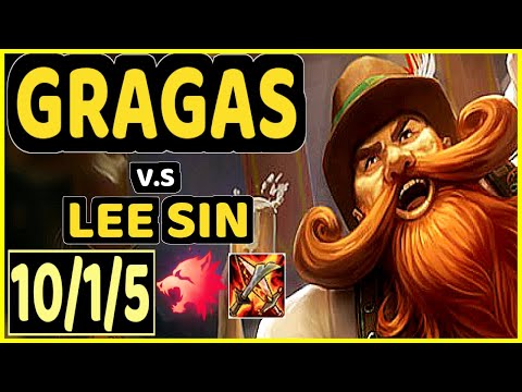 4LAN (GRAGAS) vs LEE SIN - 10/1/5 KDA JUNGLE GAMEPLAY - BR Ranked MASTER