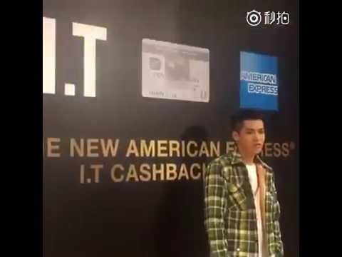 [Eng] 160729 Kris Wu speaking in Cantonese - Amex Hong Kong I.T Cashback Card