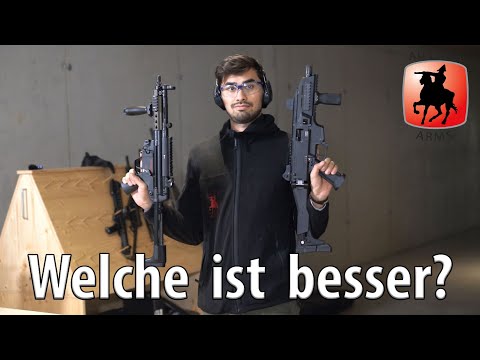 Maschinenpistolen: H&K MP5 vs CZ SCORPION EVO 3 / Vergleich inkl. Schießen