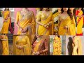 2026 Yellow Saree Design For Haldi Yellow Colour Saree Design Party Wear Saree Design