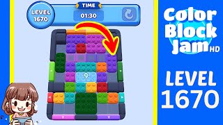 Soluzione del Livello 1670 di Color Block Jam