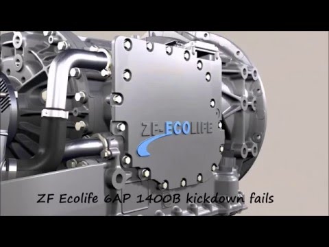 ZF Ecolife 6AP1400B Awkward kickdowns