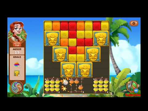 Lost Island Blast Adventure Level 719 NO BOOSTERS - A S GAMING