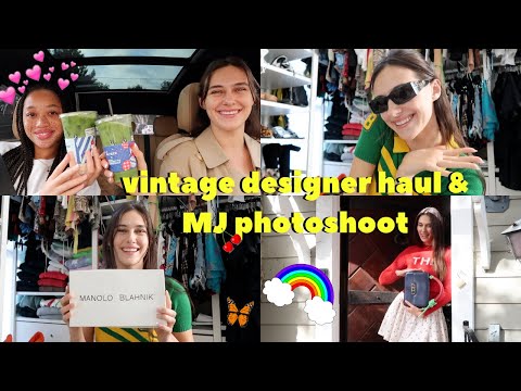 vintage designer haul & Marc Jacobs shoot~ devon lee carlson🌟