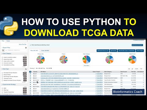 Download TCGA Gene Expression Data Using Python - Episode 1 | Python for Bioinformatics
