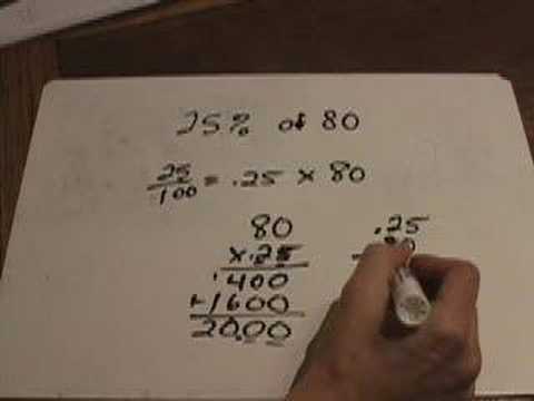 Finding the Percent of a Number