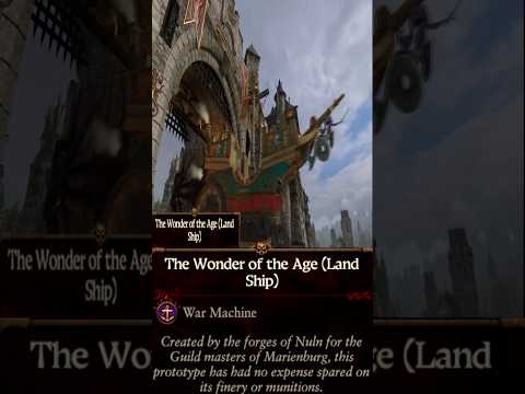 The Marienburg Landship was a Scam Unit Made by Nuln Gunnery School