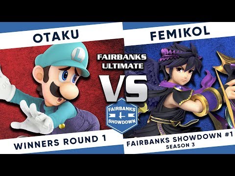 Fairbanks Showdown #1 S3: Otaku (Luigi) vs Femikol (Dark Pit) SSBU - Winners R1