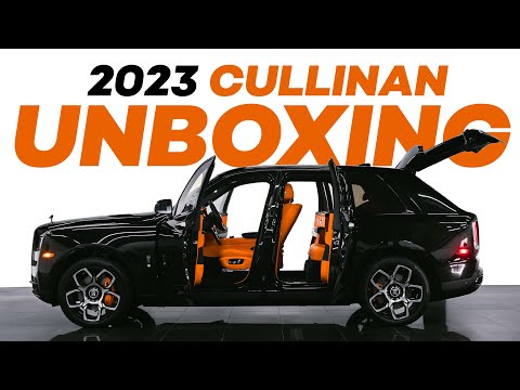 2023 ROLLS ROYCE CULLINAN BLACK BADGE UNBOXING