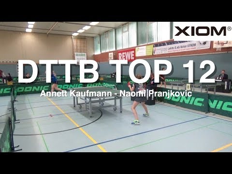 DTTB Top 12 2019 | Schülerinnen | Kaufmann - Pranjkovic | Highlights