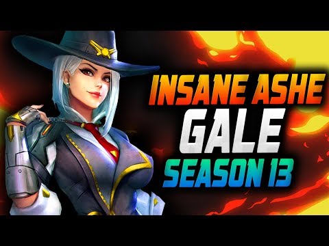 INSANE Carry Ashe by - Gale! QP [ OVERWATCH SEASON 13 TOP 500 ]
