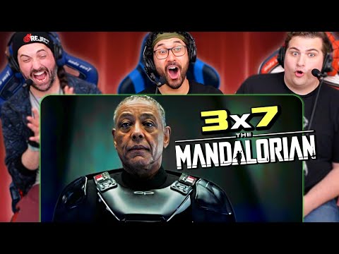 THE MANDALORIAN Season 3 Episode 7 REACTION!! 3x7 Breakdown & Review | Star Wars Easter Eggs