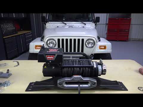 FB21052 TJ Wrangler Winch Plate Installation Guide
