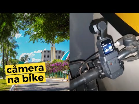 DJI OSMO POCKET: Suporte de BICICLETA funciona mesmo?