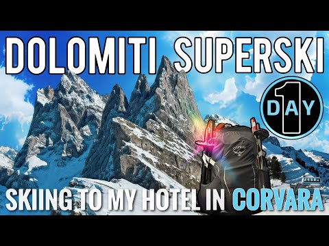 Skiing To My Hotel In Corvara Alta Badia