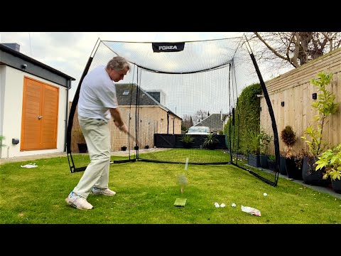 Forza proflex golf cage first setup the old Forb proflex