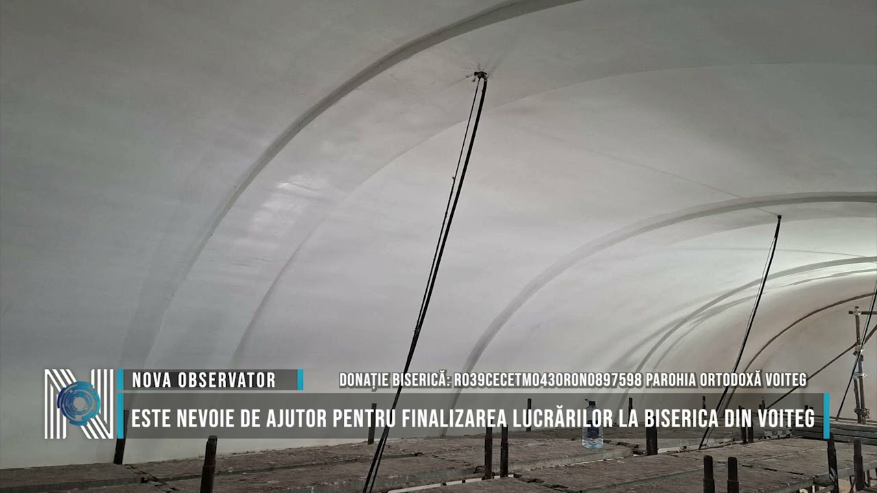 Este nevoie de ajutor pentru finalizarea lucrărilor la biserica din Voiteg
