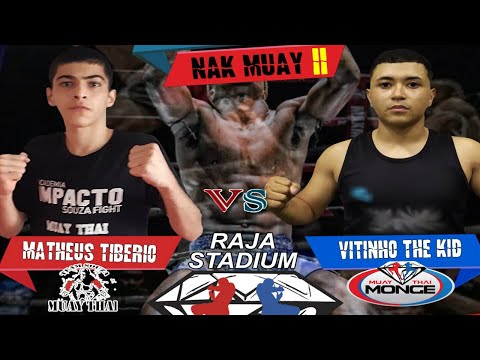 MATHEUS TIBERIO (SOUZA MUAY THAI) vs VITINHO THE KID (MUAY THAI MONGE) 60 KG CHAMPIONS FACTORY II