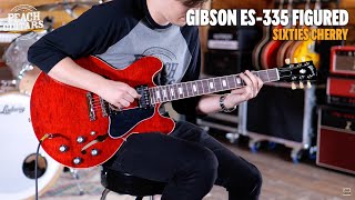 Video thumbnail for No Talking...Just Tones | Gibson ES-335 Figured Sixties Cherry -  232010041 by Peach Guitars