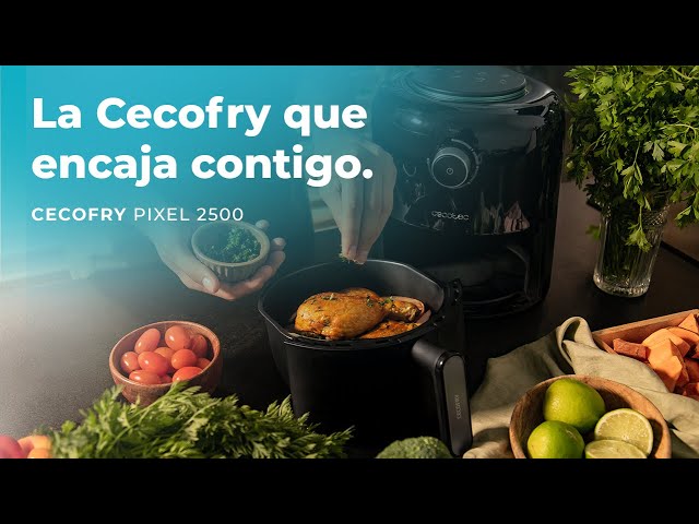 Freidora de aire Cecotec Cecofry Pixel 2500 Touch 2,5L 1200W panneau tactile video