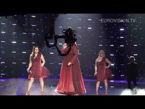 Hera Björk's first rehearsal (impression) at the 2010 Eurovision Song Contest