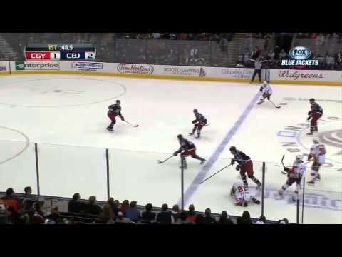 Nikita Nikitin decks Matt Stajan