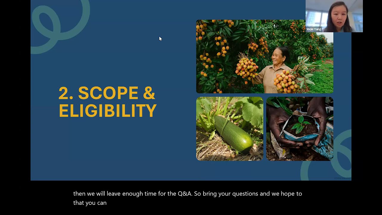 Information Session for GAFSP's 9th Call for Proposals for Country-Led Proposals