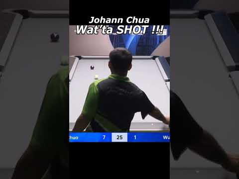 GREAT SHOT by JOHANN CHUA vs WU KUN LIN- FINAL MATCH