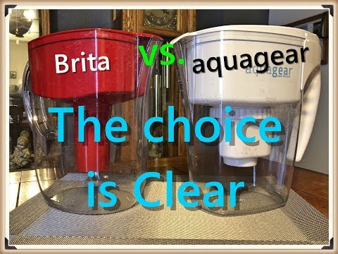 Aquagear vs. Brita set up demo review.