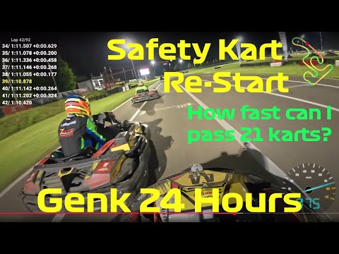 Genk 24 Hours - How fast can I pass 21 karts ?
