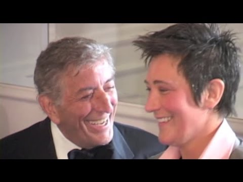 TONY BENNETT meets KD LANG at ASCAP Pop Music Awards - 2002