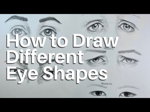 How to draw different eye shapes