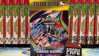 Pokémon Chaos Rising Build and Battle unboxing! The boxes are LOADED with hits! 