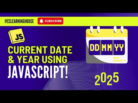 Javascript Get Current Year