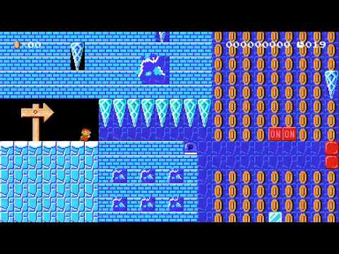 Super Mario Maker 2 Ice Run (20 seconds speedrun)