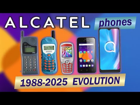 Alcatel phones evolution 1988-2025 | 577 models | 76 commercials