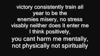 Im A Go Getta  Lil Wayne Lyrics On Screen.